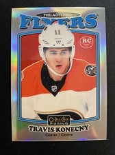 16-17 UD Opee Chee Platinum Hockey Retro Rainbow Rookie R-70 Travis Konecny