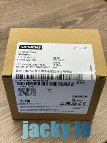 New In Box SIEMENS 6ED1052-1MD08-0BA1 replace 6ED1052-1MD08-0BA1 PLC Module - Picture 1 of 2