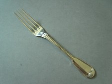Christofle Augsburger Faden Chinon Tafelgabel Gabel 19,8 cm 90 Silber