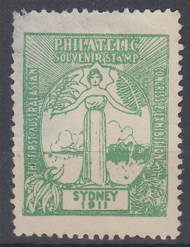 AUSTRALIEN 1911 ERSTER AUSTRALASISCHER KONGRESS & AUSSTELLUNG CINDERELLA (ID:105/D65172)