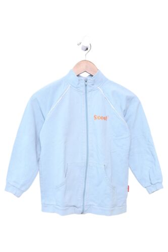 SCOUT children sweatjacket size 140 blue zipper - Picture 1 of 4