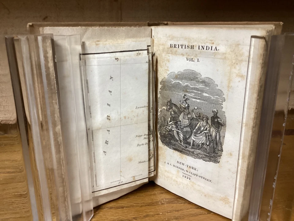 1832 Harper’s Family Library No. XLIX - History Of British India - 3 Vols. - Image 4 of 4