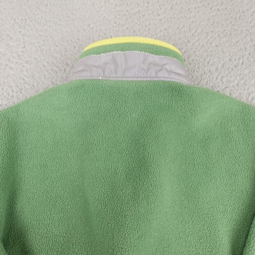 Patagonia Synchilla Jacket Youth Large Green 1/4 Zip Fleece Outdoor Hiking Kids - Picture 7 of 10