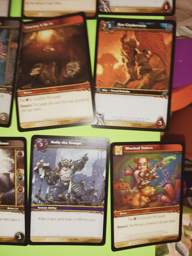 WORLD OF WARCRAFT Trading Card Game Heroes of Azeroth Starter Deck 73 CARDS 3 LG - Picture 14 of 23