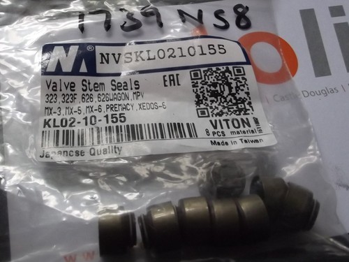 Valve stem oil seal set of 16 inlet exhaust for Mazda MX-5 MX5 mk1 mk2 Nippon - Picture 3 of 3