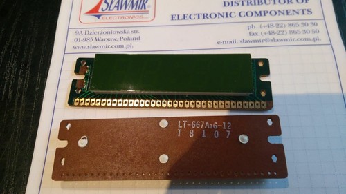 Lite-On 0.6" Cuatro Dígitos LED Reloj Pantalla Verde CK LT-667A1G-12 Lote-2 piezas - Imagen 2 de 3