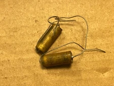 2 NOS Vintage .051 uf 200v Sprague Vitamin Q Capacitors TEST GOOD .05 subs