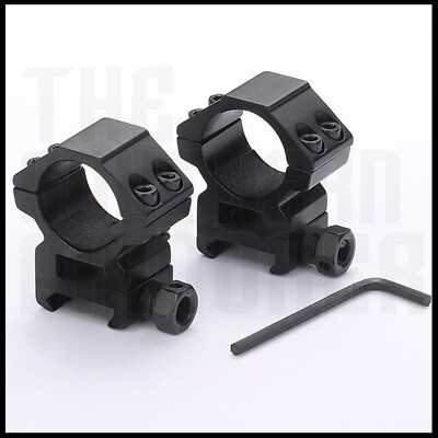 LOW PROFILE SCOPE RINGS FOR PICATINNY WEAVER MOUNT HEAVY DUTY GREAT QUALITY