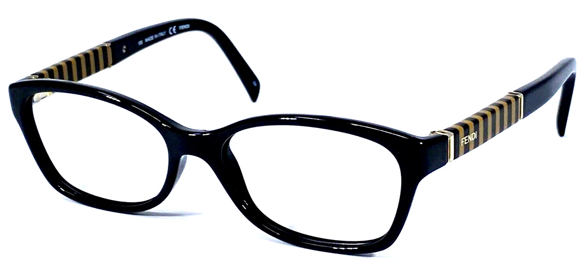 Vintage Y2K Fendi F602R 700 Bronze Rhinestone Eyeglasses Frame Italy 52 16 135 Fendi Women main image 2