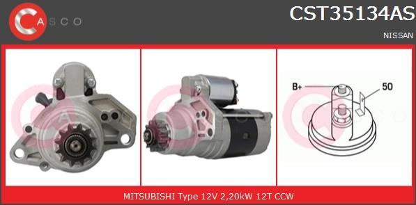 Démarreur Nissan Almera Tino 2.2 dCi de rechange pour berline Almera II Hatchback