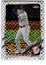 2021 Topps Chrome  X-Fractor Gio Urshela New York Yankees #220