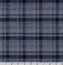 RK  Mammoth Woven Flannel Grey 13927-12 Per Half Yard