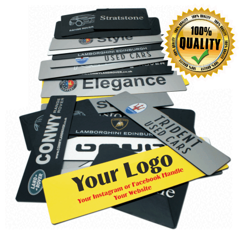 Show Custom Number Plate Cover Dealer Social Media Instagram Car Facebook User - Picture 1 of 6