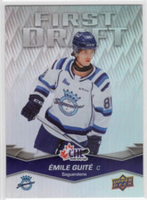Emile Guite 23-24 Upper Deck CHL First Draft #FD-18 Chicoutimi Sagueneens