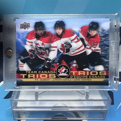 2021-22 UD Tim Hortons Canada #T-13, SUBBAN / EBERLE / TAVARES   3D Trios