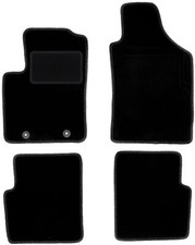 Schwarze Velours-Fußmatten für: Fiat 500 Cabrio, Schrägheck (2007-2013)