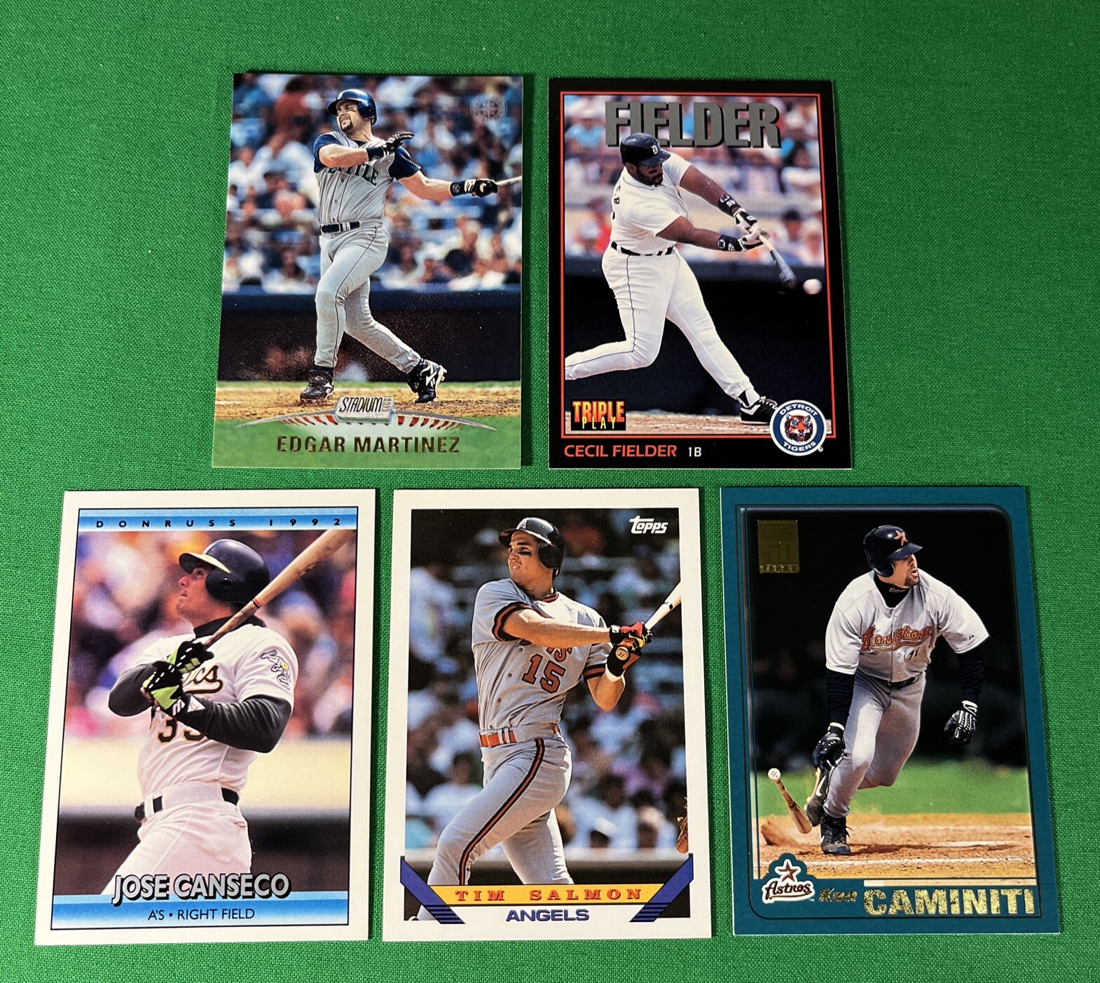 5 Card Lot for 5 MLB GREATEST PLAYERS OF ALL TIMEM/NMFREE SHIPPING