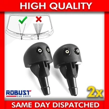 2X FRONT WINDSCREEN WASHER NOZZLE WATER SPRAY JET FOR RENAULT CLIO 7700413545