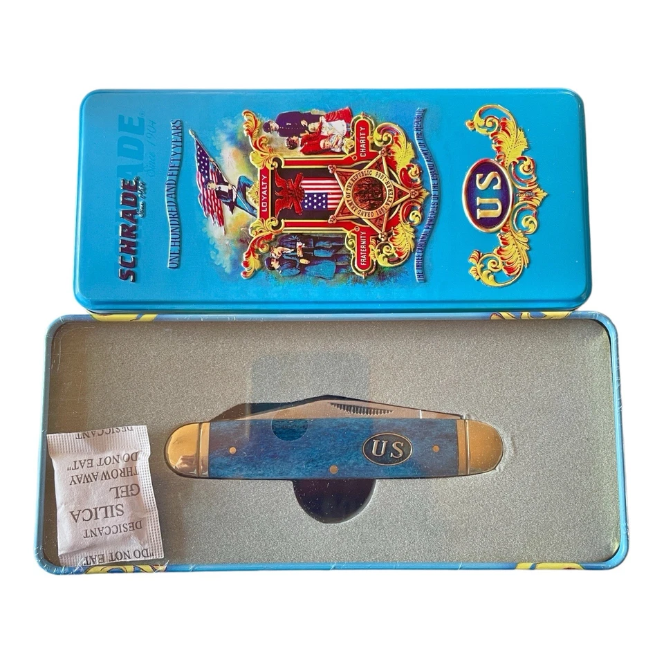 Cuchillos de bolsillo 150 aniversario CS & US NUEVOS en latas coleccionables Foto 2 de 4