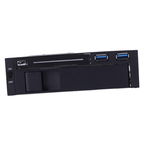 Dual Bay 3.5" 2.5" SATA Hard Drive HDD SSD Tray Caddy Internal Mobile Rack S3H3 - Afbeelding 9 van 10