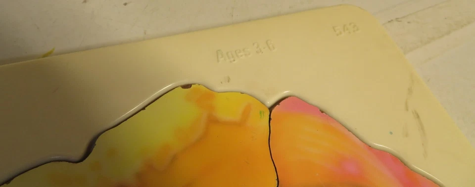 RARO 1981 MISS M.S. Puzzle de plástico PIGGY & KERMIT Fisher-Price Muppets Henson Foto 4 de 4