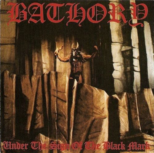 USED: Bathory - Under The Sign Of The Black Mark (CD, Album, RE, RM) - grading i - Zdjęcie 1 z 3