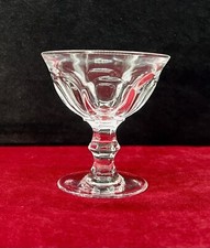 VAL SAINT LAMBERT CHAMPAGNERGLÄSER COUPE A CHAMPAGNE CRISTAL TAILLE COTES PLATES