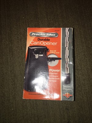 Proctor Silex Power Can Opener - Black Knife Sharpener 75217F