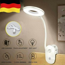 LED Leselampe Buchlampe Buch Licht USB Wiederaufladbar Dimmbuchleuchte Leselicht