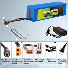 48V Ebike Battery 20Ah lithium Battery BMS 1500W Motor Scooter electric bicycle