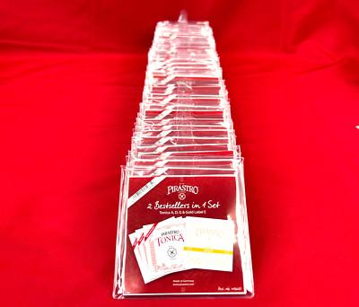 100% Authentic Pirastro Tonica Violin String Set 4/4 A,D,G Gold Label E Ball