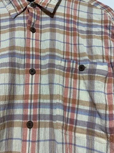 Patagonia Men Size XL Plaid Button Front Short Sleeve Organic Cotton Shirt 52921 - Picture 3 of 9