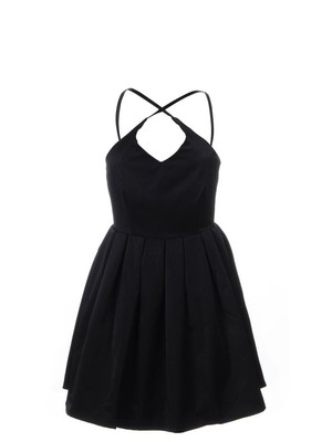 low back skater dress