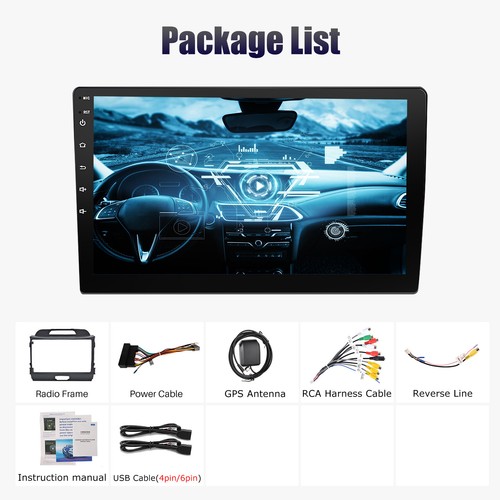 For KIA Sportage 3 2010-2016 1+32G Android 13 Car Stereo GPS Radio Touch Screen - Bild 13 von 13