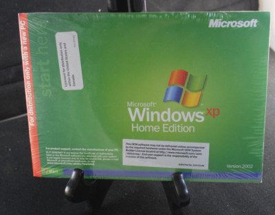 2002 Microsoft Windows XP Home Edition CD English