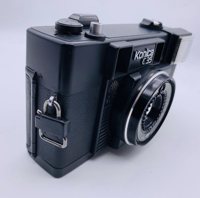 【美品 ケース付き】コニカ Konica C35 EF 近接ミント/ケース】日本からのコニカC35 EFフィルムカメラ