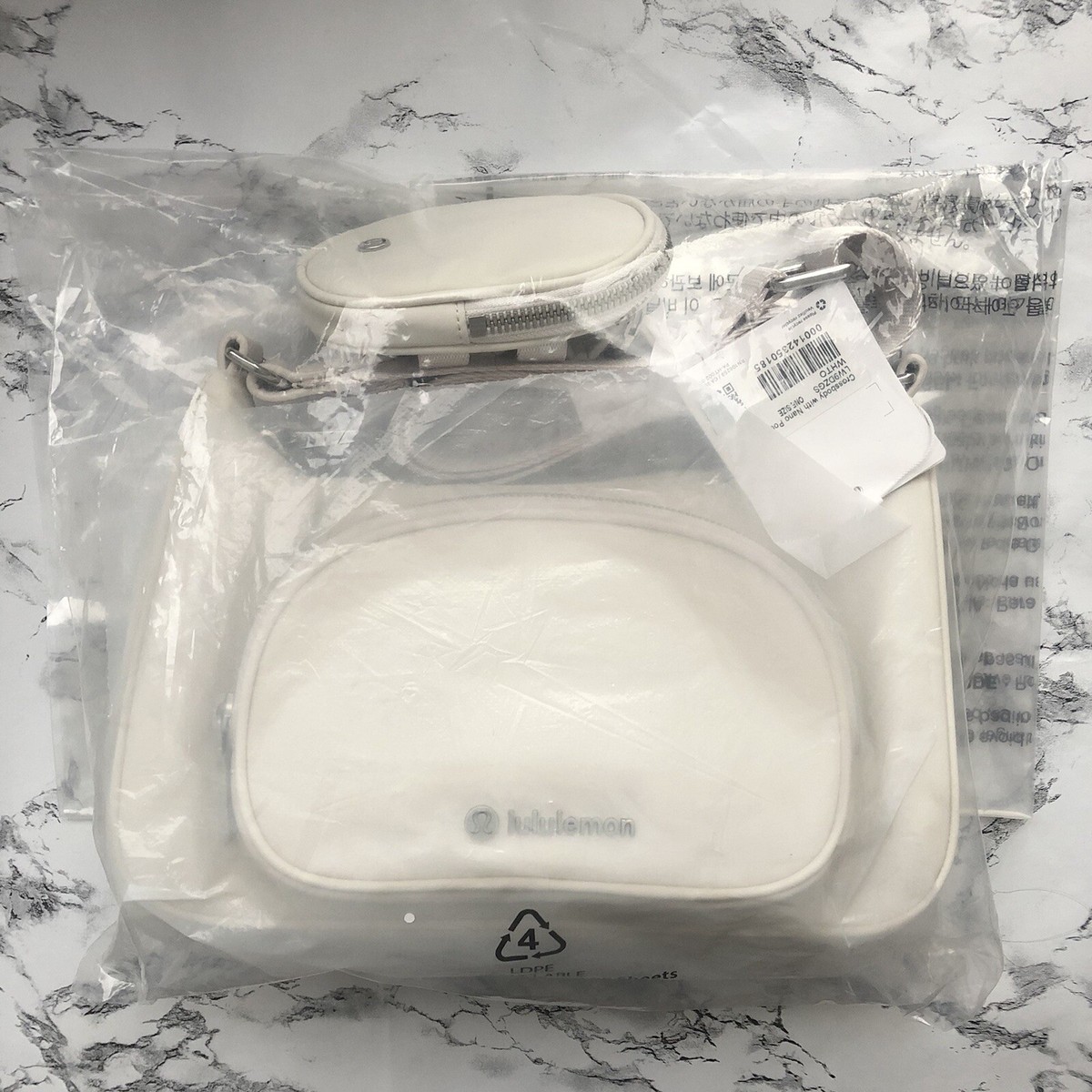 Lululemon Crossbody with Nano Pouch White Opal Rare | eBay