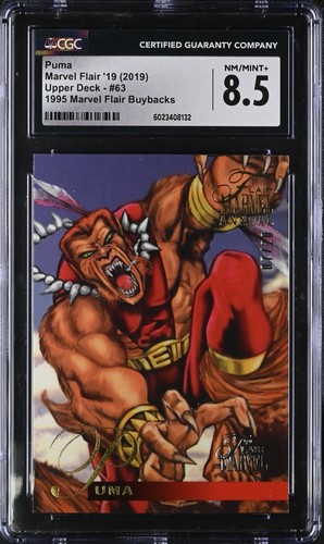 PUMA 2019 Flair Marvel #63 1995 Buybacks 07/20 THE ONLY CGC MINT 8.5 +FREE SHIP