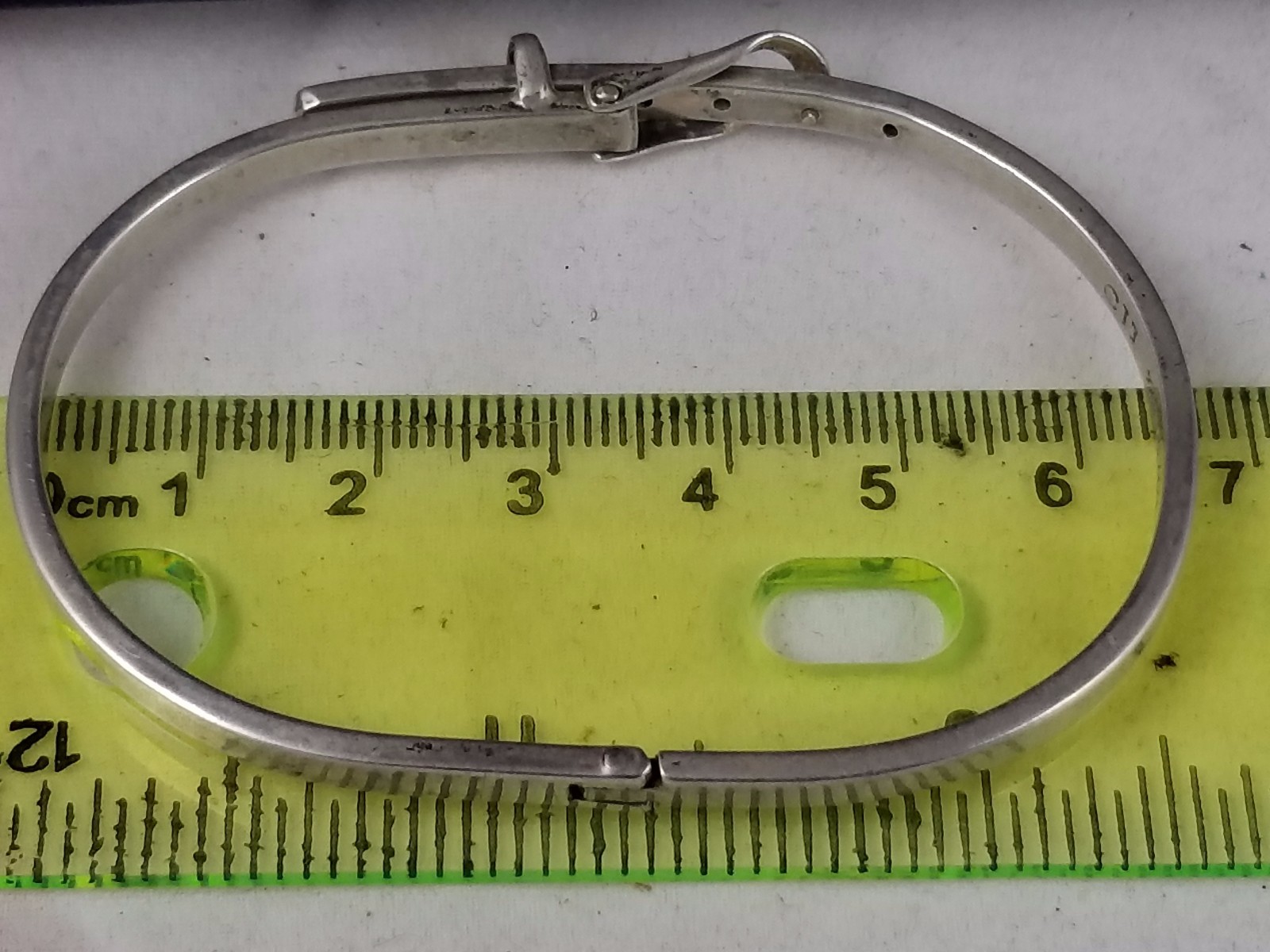 Cool Modern Solid Sterling Silver 925 Bracelet - … - image 4