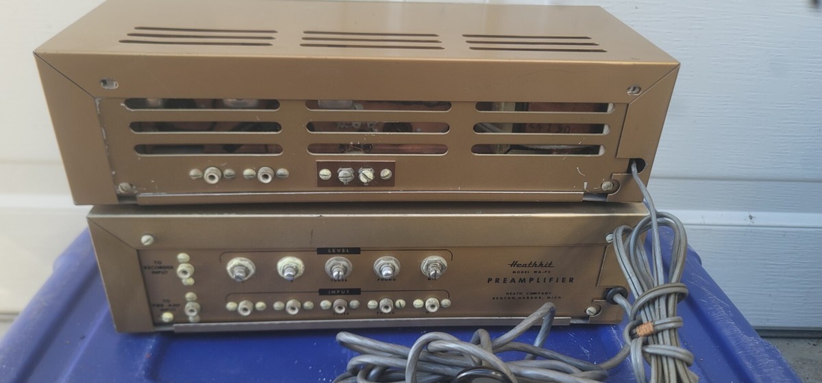 ヒースキット WA-P2 プリアンプ、ナイト パワーアンプ モノラルアンプ