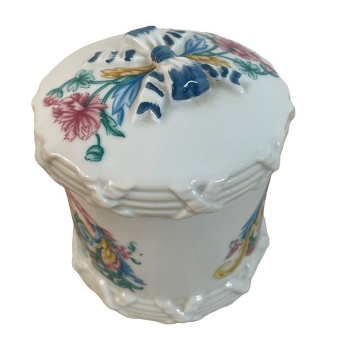 Caja baratija de porcelana vintage Elizabeth Arden Palais de Versailles joyería de Japón - Imagen 4 de 8