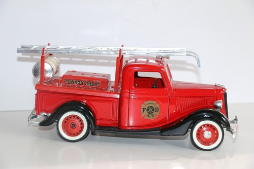 1936 Ford Pickup Fire Truck Diecast Model by Solido. - Picture 2 of 7