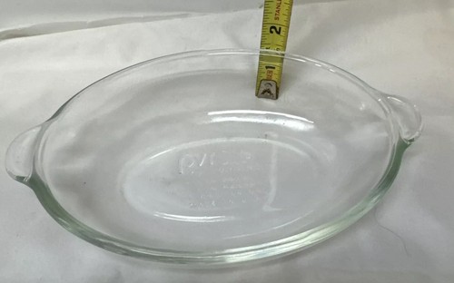 PYREX #328 Individual Casserole Dish Clear Glass 1-Cup No Lid - Picture 4 of 6