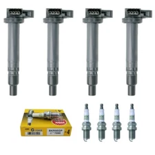New Set of 4 Ignition Coil & NGK G-Power Spark Plug for Toyota 4Runner/Tacoma L4