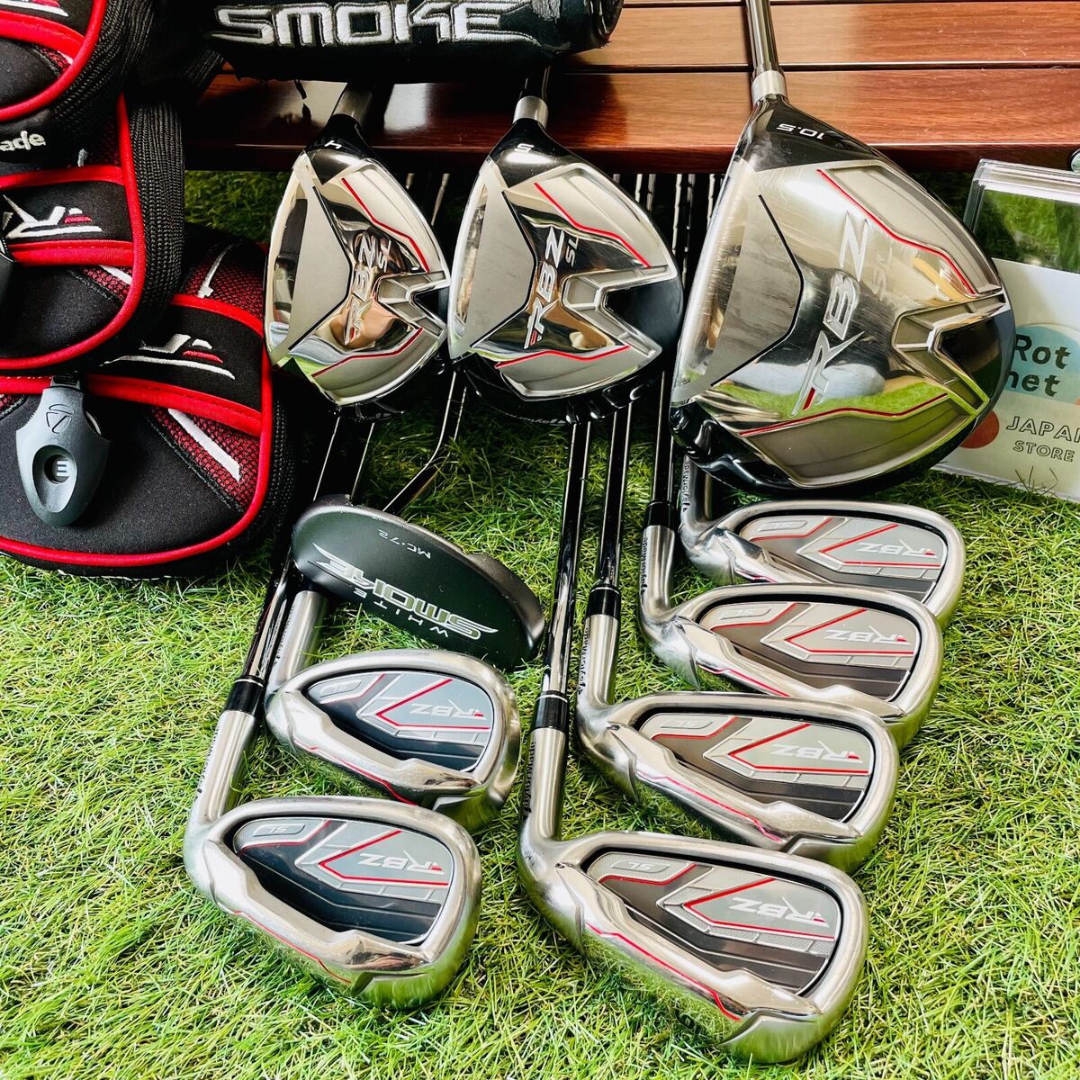 Taylormade RBZ SL Full Set 1w 5w 4hybrid Iron 6-9+PwSw 10pic Taylormade RBZ SL Full Set 1w 5w 4hybrid Iron 6-9+PwSw 10pic