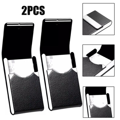 Professional Business Card Holder PU Leather Name Card Holder Business Card Case