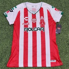 Charly Necaxa Home 19-20 Women's Soccer Jersey White-Red