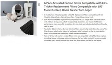 Cat Litter Box Filters compatible with LR 3 filters