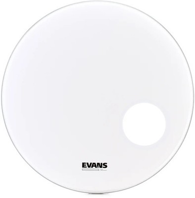 Evans EQ3 Smooth White Bass Resonant Head - 22''