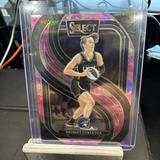 2025 PANINI SELECT WNBA PINK CAMO BRIDGET CARLETON 150/175